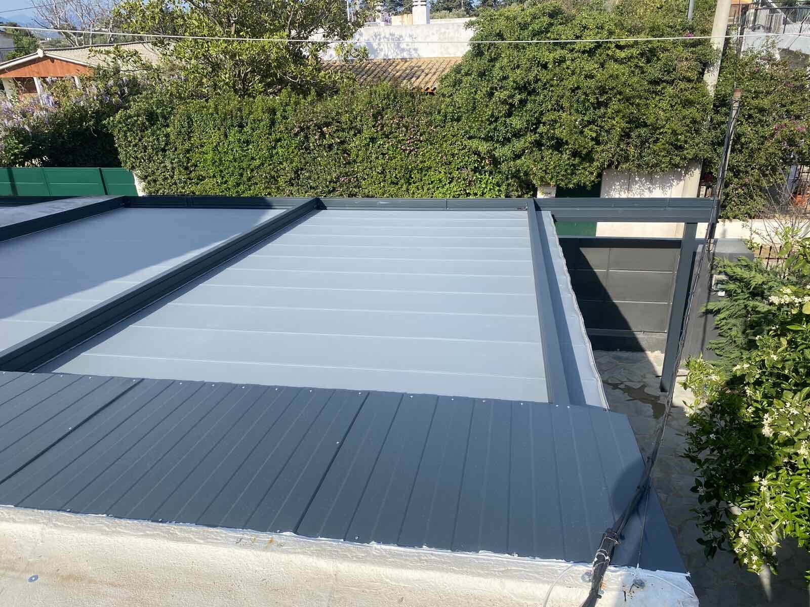Τεντοπέργκολα με μοτέρ ασύρματη στην Νέα Μάκρη — φωτογραφία 1 από 4
